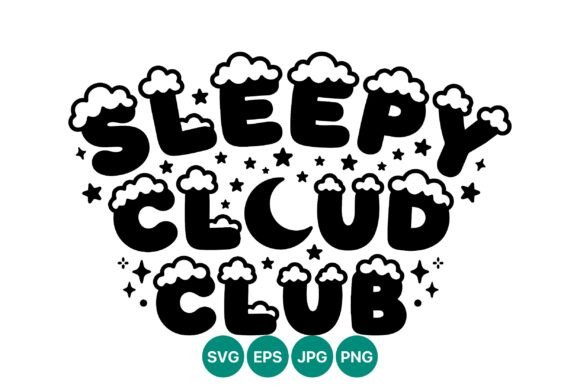 Download Sleepy Cloud Club Script Lettering - Script Collection