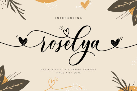 Download Roselya Script Font - Script Collection