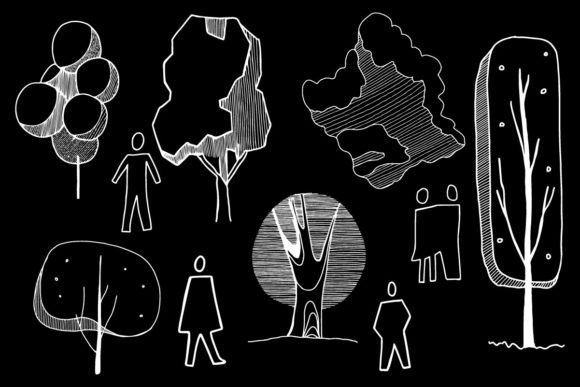 Download 12 Architectural Presentation Sketches - Architectural Collection