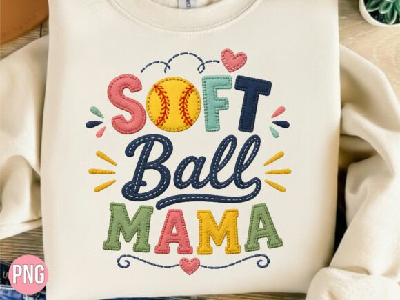 Download Softball Mama Script Letters PNG Shirt - Script Collection