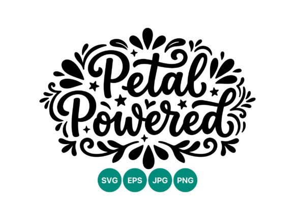 Download Petal Powered Floral Script Letters - Script Collection